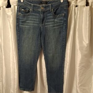 White House Black Market Blue Ankle Jeans 10
